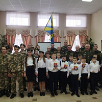 В Логойске торжественно открыли военно-патриотический клуб «Патриот»