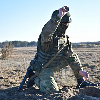 Занятия по инженерной подготовке с военнослужащими 38 одшбр