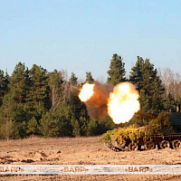 Контрольные занятия с боевой стрельбой с военнослужащими 120 омбр