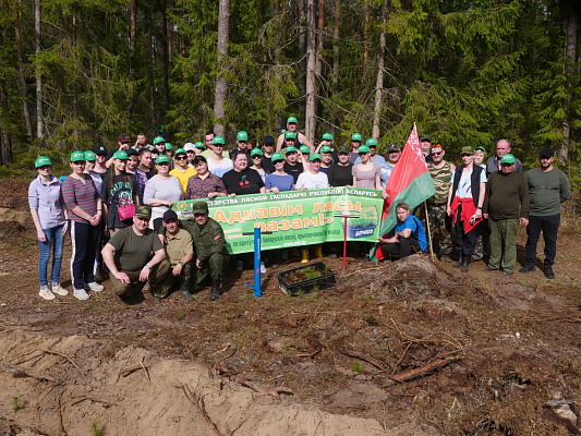 Продолжается добровольная акция «Аднавім лясы разам»