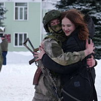 Гвардейцы совершили лыжный переход по памятным местам Витебщины