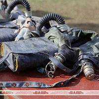 Занятия по преодолению глубокого брода с курсантами 72 ОУЦ