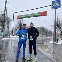 Военнослужащие участвуют в  Международном торжественном марафоне