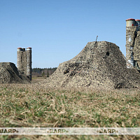Один из дивизионов зенитной ракетной бригады получил боевое распоряжение и выдвинулся в назначенный район
