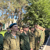 В воинских частях и соединениях прошли торжественные митинги, посвящённые началу нового учебного полугодия