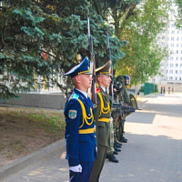 Минская военная комендатура принимает гостей