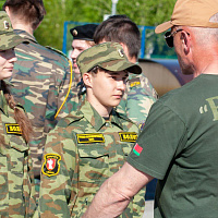 В Минском областном кадетском училище прошёл финальный этап военно-спортивной игры «Зарница»