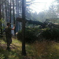 Продолжается полевой выход артиллеристов