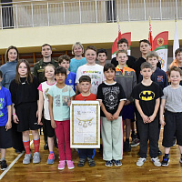 Во Дворце игровых видов спорта «Уручье» прошел спортивный праздник 