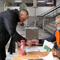 Тренировка по приему военнообязанных