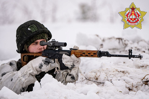 Занятия по тактической подготовке с курсантами Военной академии Беларуси