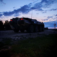 В 59 шпс 72 ОУЦ прошло ночное занятие по вождению