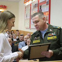 Торжественное собрание по случаю 105-летия со дня образования военного комиссариата Витебской области