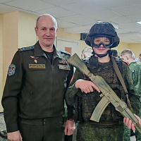 Представители военного факультета в БГАА провели профориентационную работу в Борисовском кадетском училище Минской области