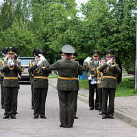 Военнослужащие 5 обр СпН поздравили с наступающим праздником ветеранов