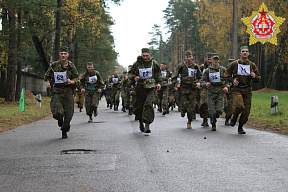 Соревнования по марш-броску состоялись в Военной академии