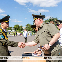 На военном факультете в БГАА состоялся очередной выпуск офицеров