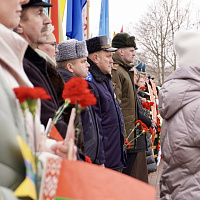 Торжественные мероприятия по случаю освобождения города Рогачёва от немецко-фашистских захватчиков