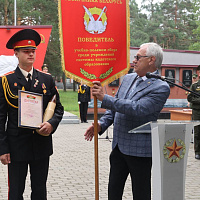 В 72 ОУЦ состоялось торжественное закрытие смены военно-патриотического лагеря «Готовы Родине служить»