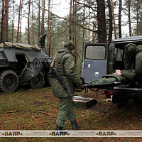 Показное занятие на Гожском полигоне