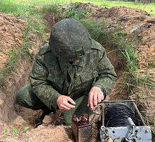 В инженерном полку СЗОК прошли занятия по огневой подготовке и подрывному делу