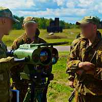 Гвардейцы 120 омбр участвуют в соревнованиях на лучшую разведгруппу СЗОК
