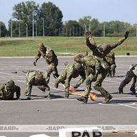 Празднование Дня десантников и сил специальных операций в Бресте