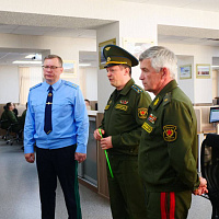 Генеральный прокурор Республики Беларусь Андрей Швед посетил Военную академию Республики Беларусь