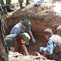 Поисковые работы в Светлогорском и Октябрьском районах Гомельской области