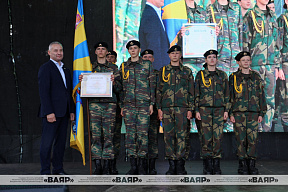 Представители Вооружённых Сил – победители военно-патриотической игры «Зарница»