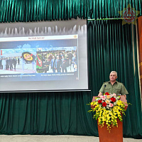 Белорусская военная делегация во главе с начальником Военной академии находится с рабочим визитом во Вьетнаме