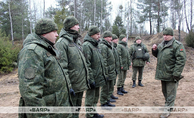 Показное занятие на Гожском полигоне
