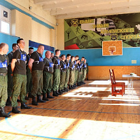 Контрольные занятия по физической подготовке с военнослужащими 65 автбр и 36 дмостбр