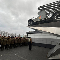 Курсанты посетили мемориальный комплекс «Курган Славы»