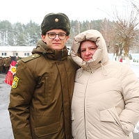 В 11 омбр более 200 новобранцев произнесли слова клятвы на верность Родине