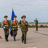 Военная присяга первокурсников военного факультета в БГУ