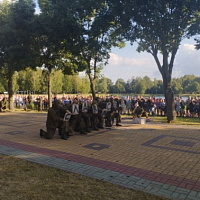 С Днём Независимости поздравили брестские десантники