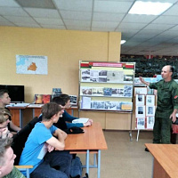В рамках военно-патриотического воспитания