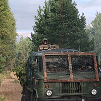 Военнослужащие 377 зрп отработали мероприятия боевой подготовки на полевом выходе