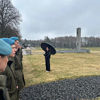 Военнослужащие 38 одшбр посетили мемориальный комплекс «Хатынь»