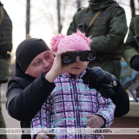 В преддверии Дня радиотехнических войск на Площади Героев в Мачулищах прошли торжественные мероприятия