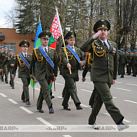 В командовании сил специальных операций Вооружённых Сил прошла церемония увольнения в запас военнослужащих срочной военной службы