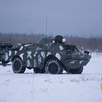 Гвардейцы совершили марш