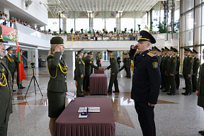 Очередной выпуск офицеров на военном факультете в БГУИР