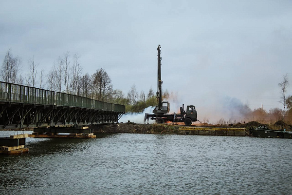 Тактико-специальное учение с мостовым батальоном 36 дмосбр