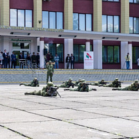 Торжественный митинг, посвящённый очередной годовщине Победы