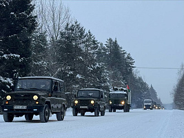 Военнослужащие 60 опс совершили 50-километровый марш