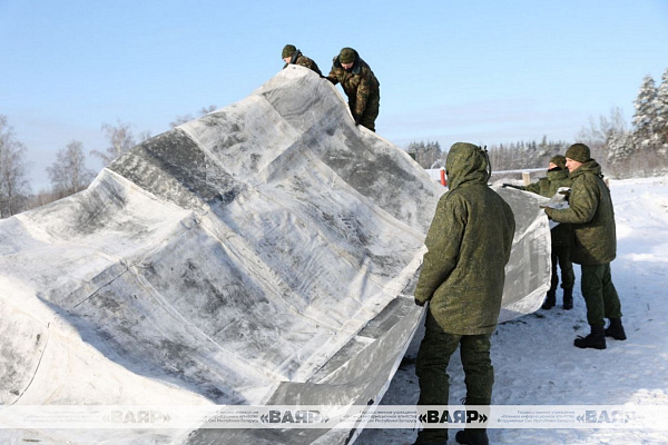 На 227-м общевойсковом полигоне проходит завершающий этап эксперимента по маскировке