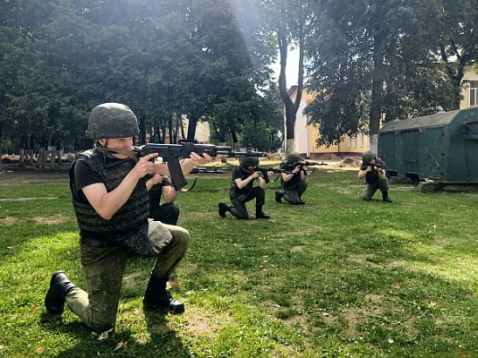 Занятия по тактико-специальной подготовке с военнообязанными в 127 брс