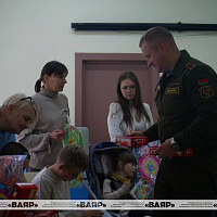 Военнослужащие 127 брс (т) посетили филиал Центра коррекционно-развивающего обучения и реабилитации Минского района